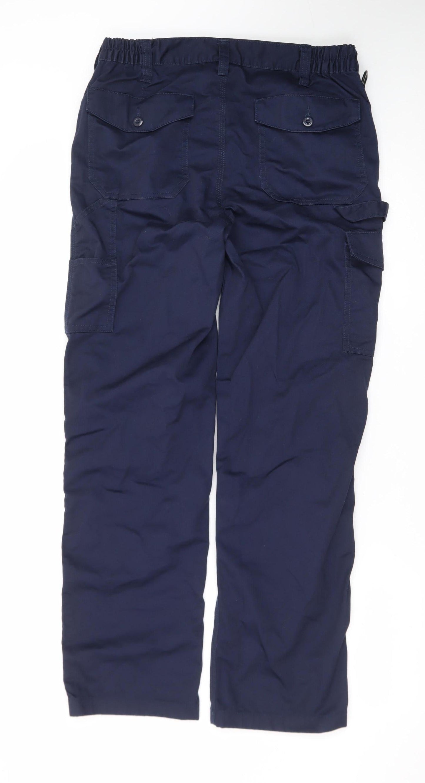 Regatta Professional Men's Navy Cargo Trousers 30W 31L Polyester Cotton Blend