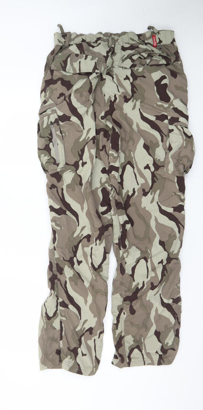 Craghoppers Bear Grylls Men's Green Camouflage Cargo Trousers 34in