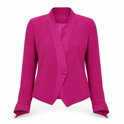 Daymor Couture Women's Pink Wrap Blouse Size 12 Formal Wear