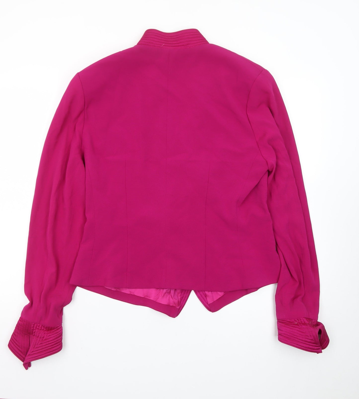 Daymor Couture Women's Pink Wrap Blouse Size 12 Formal Wear