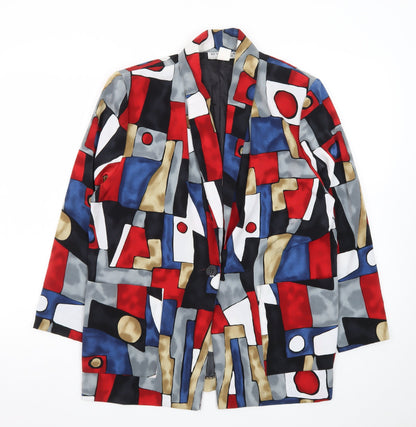 Kensington Square Women’s Multicoloured Geometric Petite Blazer S