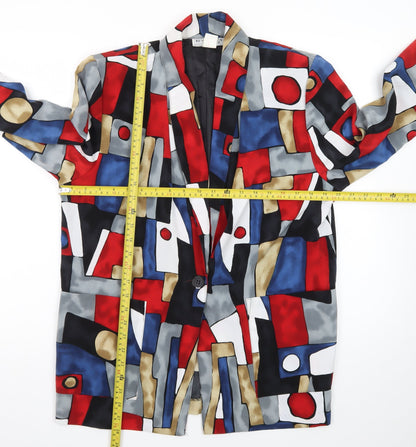 Kensington Square Women’s Multicoloured Geometric Petite Blazer S