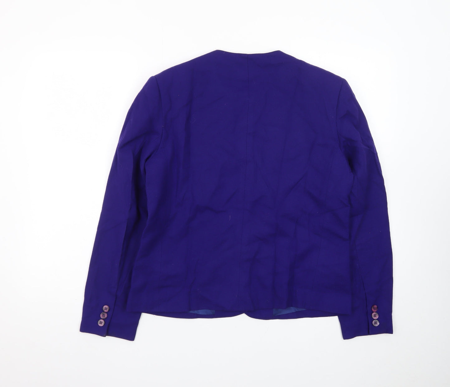 Celeste Sport Women's Purple Wool Suit Jacket Size 10 Classic Fit