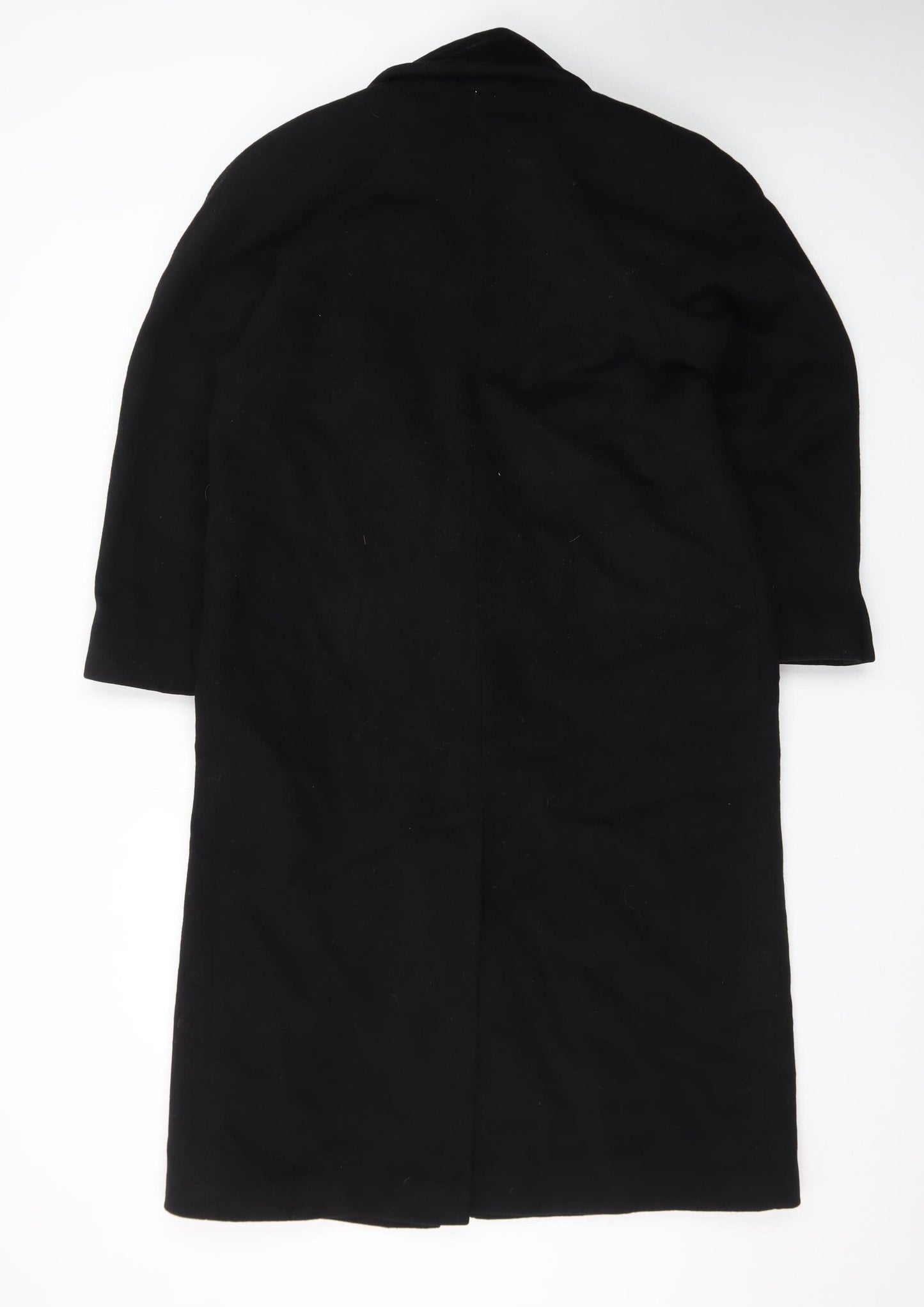 International Scene Womens Black Wool Long Overcoat Size 6
