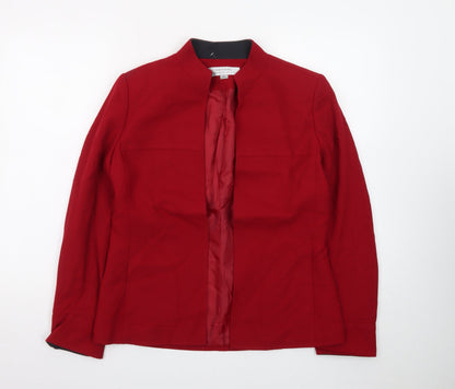 Tahari Arthur S. Levine Women's Red Size 10 Tailored Blazer Jacket
