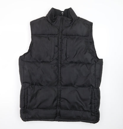 Fahrenheit Active Men's Black Puffer Waistcoat L Regular Outdoor