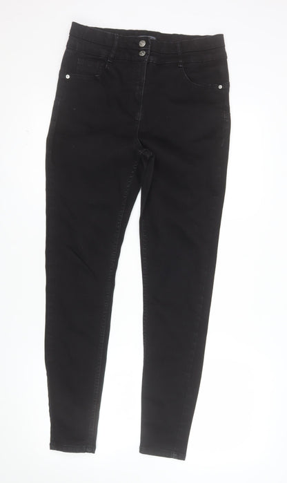 Falmer Heritage Women’s Black Skinny Jeans Size 12 Slim Stretch Denim