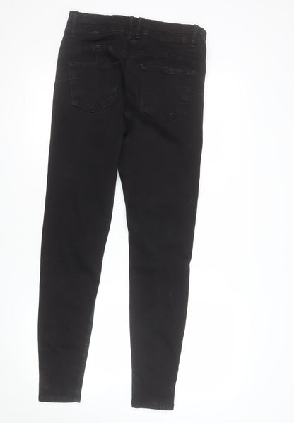 Falmer Heritage Women’s Black Skinny Jeans Size 12 Slim Stretch Denim