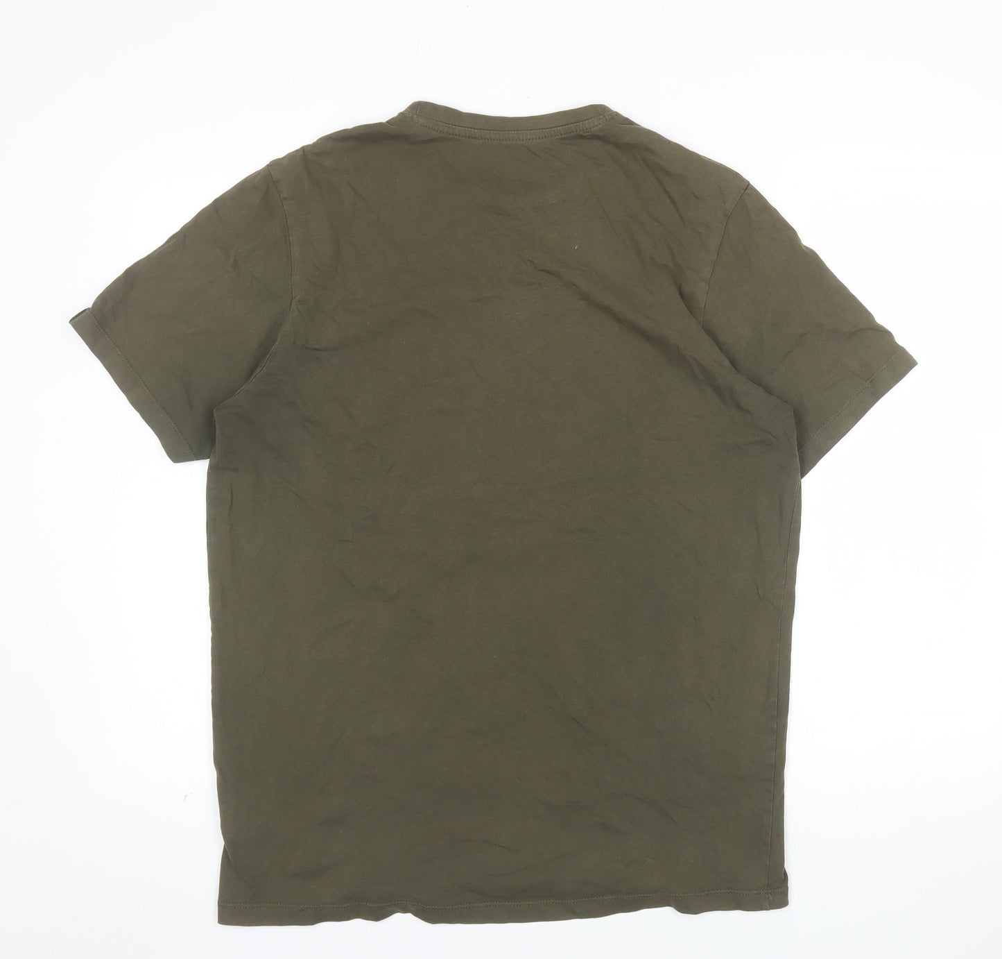 Rab Men's Green Graphic Outdoor Cotton T-Shirt Size L
