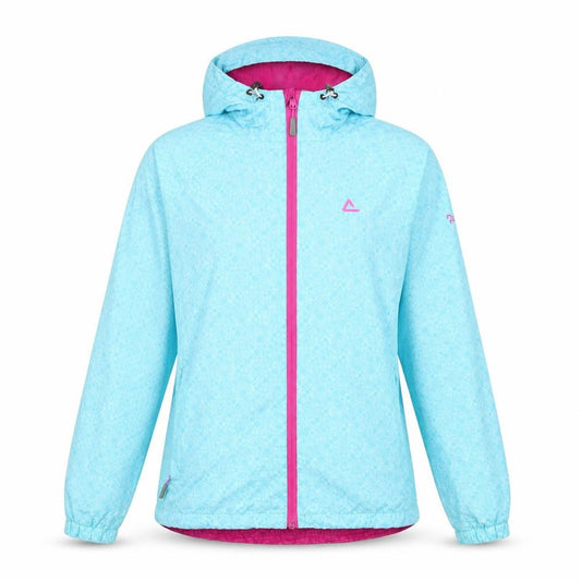 Dare 2b Womens Blue Hooded Lightweight Waterproof Jacket Size 12