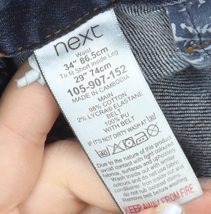 Next Men's Blue Slim Fit Jeans 34W 29L Denim Classic Style