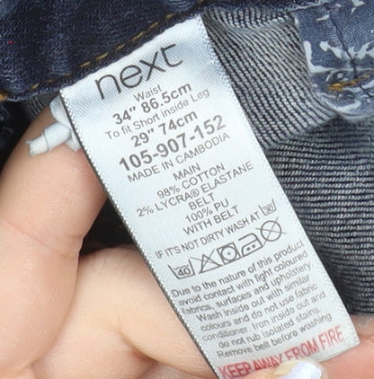 Next Men's Blue Slim Fit Jeans 34W 29L Denim Classic Style