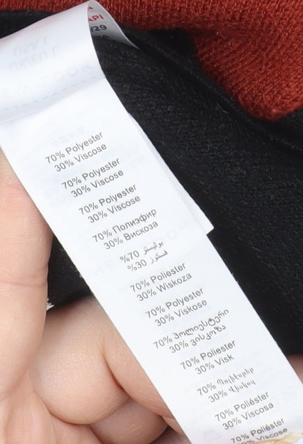 New Look Women’s Multicoloured Striped Crew Neck Pullover Jumper Size L