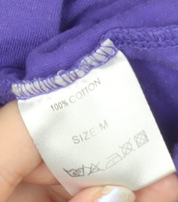 Everton Men's Purple Graphic Football T-Shirt Size M