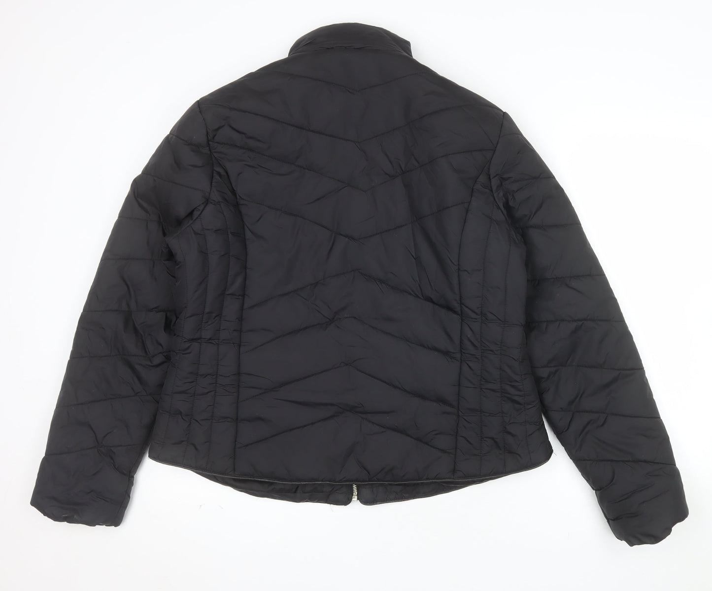 Brave Soul Women's Black Quilted Puffer Jacket Size 16 XL