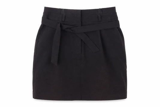 New Look Women’s Black Belted Knee Length Pencil Skirt Size 10