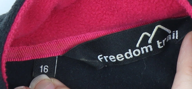 Freedom Trail Women's Black Fleece Bodywarmer Gilet Size 16