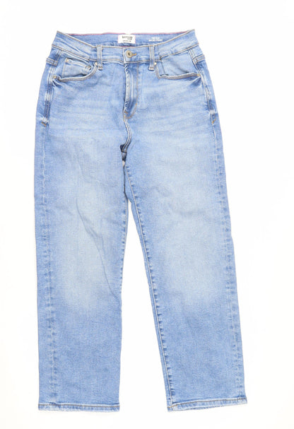 Kensie Womens Blue Straight Leg Stretch Denim Jeans Size 10