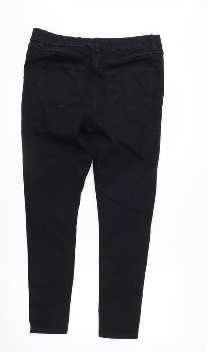 New Look Women's Black Size 14 Skinny Stretch Jeans