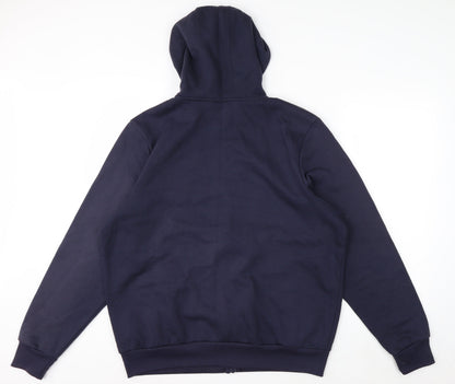 Slazenger Men's Blue Full Zip Hoodie L Fleece Sweatshirt