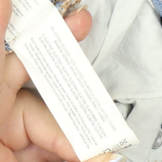 Primark Women’s Blue High Rise Mom Jeans Size 14 Denim Co Stretch