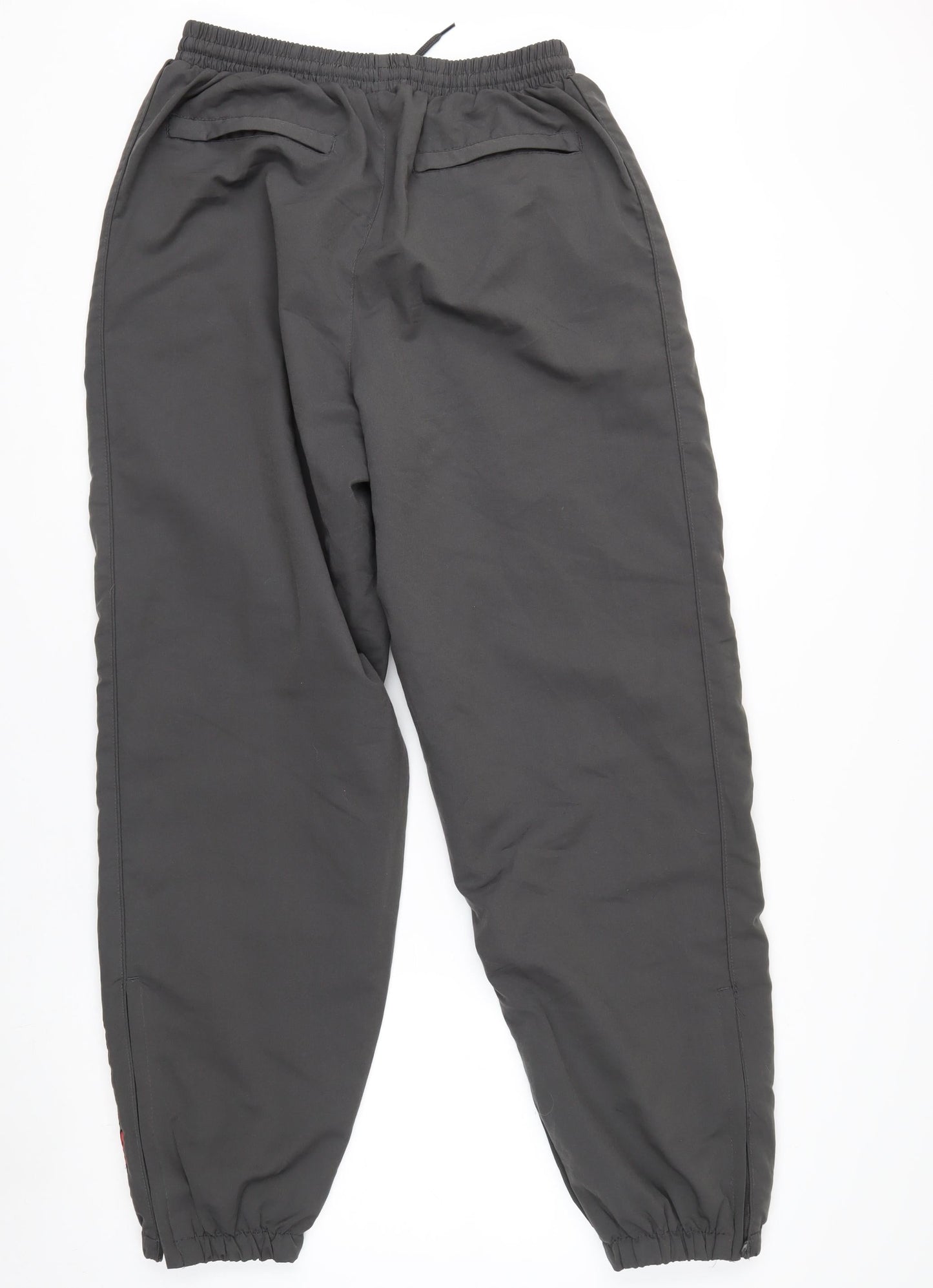 Umbro Men's Black Track Pants L Regular Fit Activewear Trousers
