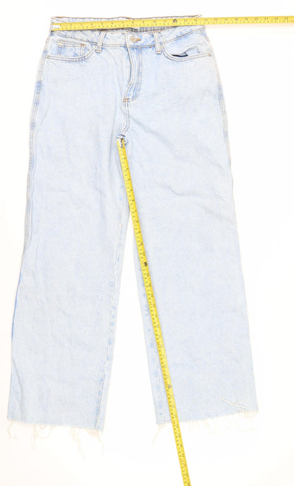 Primark Women’s Blue Size 12 Light Wash Straight Jeans