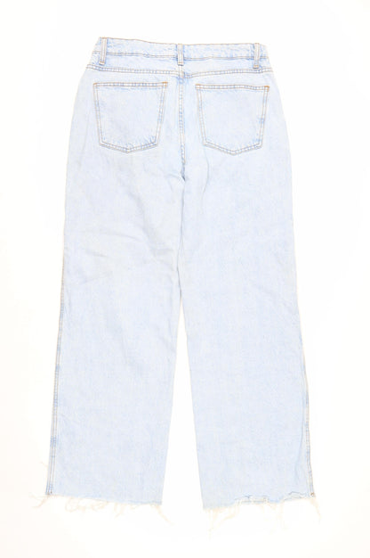 Primark Women’s Blue Size 12 Light Wash Straight Jeans