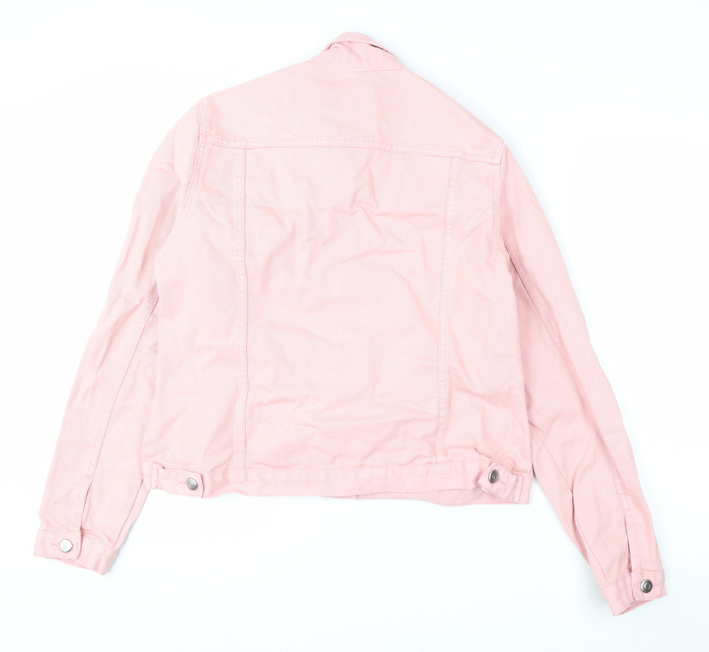Dorothy Perkins Women's Pink Cotton Denim Jacket UK 14