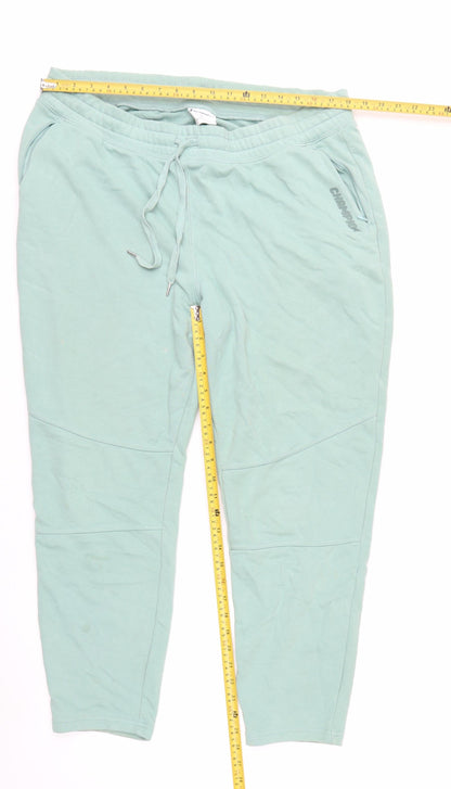 Champion Men's Green XL Jogger Sweatpants Cotton Blend