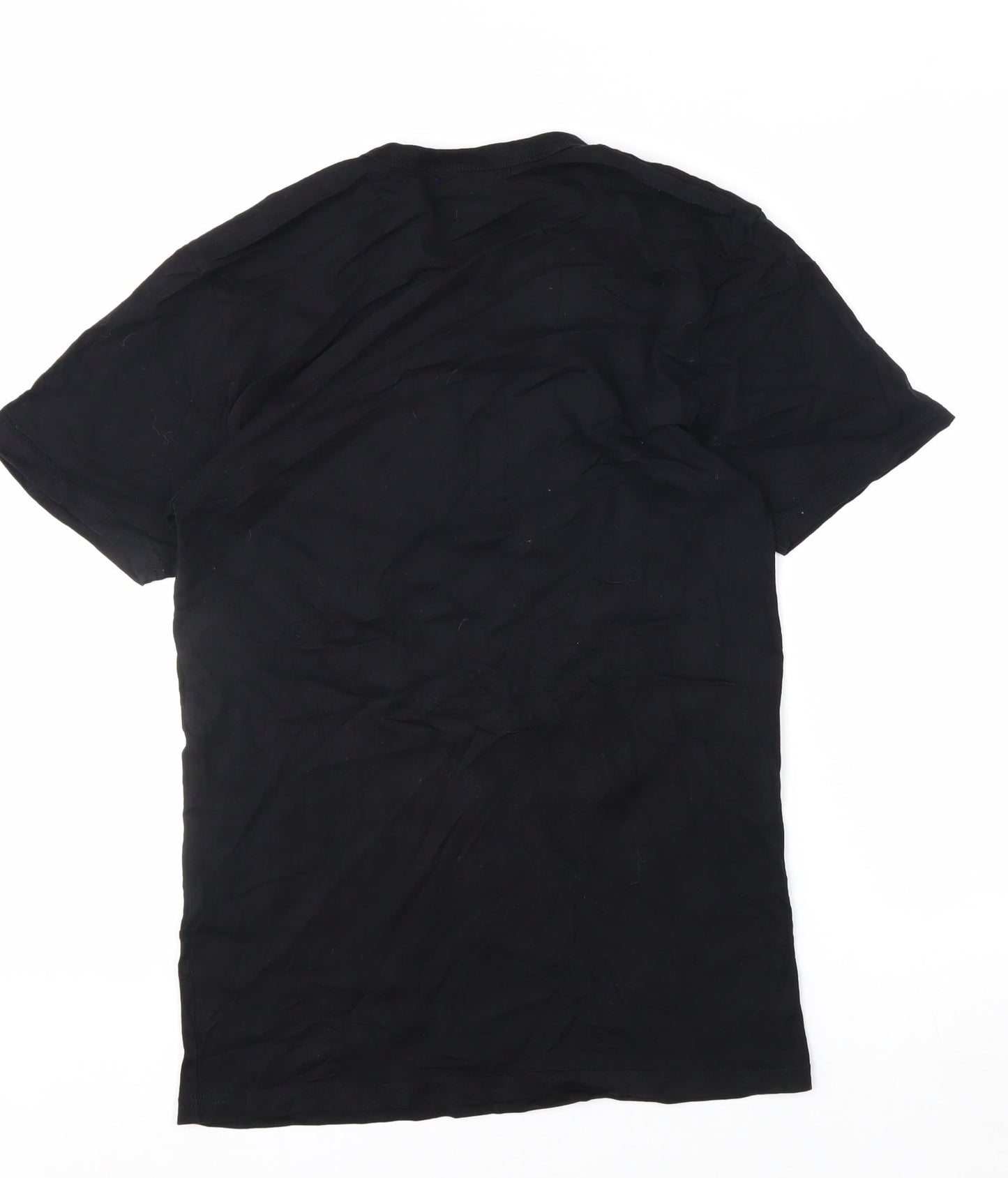 Cosmic Men's Black Hawkins Middle School Graphic T-Shirt Size S