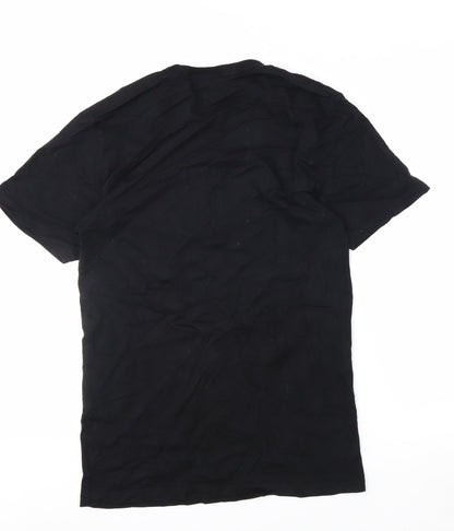Cosmic Men's Black Hawkins Middle School Graphic T-Shirt Size S