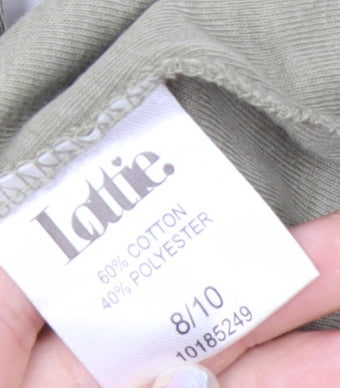 Lottie Women's Green Lace Trim Camisole Tank Top Size 8/10