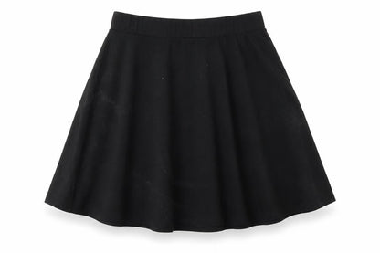 New Look Women Black A-Line Short Skirt Size 10 Polyester Blend
