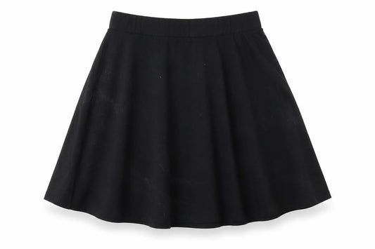 New Look Women Black A-Line Short Skirt Size 10 Polyester Blend