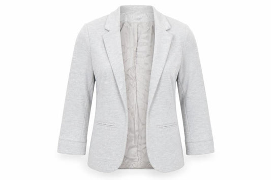 Topshop Women Grey UK 6 Classic Single-Breasted Blazer