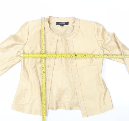 Kasper Petite Beige Woven Suit Jacket Women's Size 2P