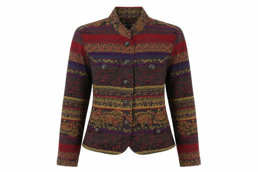 Scott Taylor Women’s Multicoloured Petite Paisley Military Jacket S