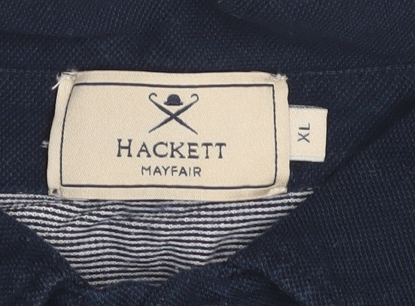 Hackett Mayfair Men's Grey Cotton Polo Shirt XL