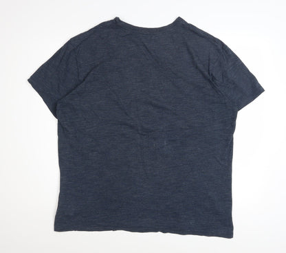 Polo Ralph Lauren Mens Blue Classic Fit Cotton T-Shirt Size L