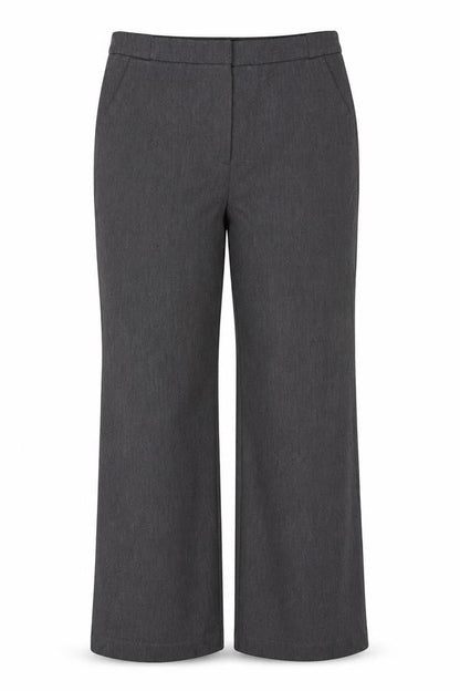 Tu Women’s Grey Wide-Leg Stretch Trousers Size 18 Workwear