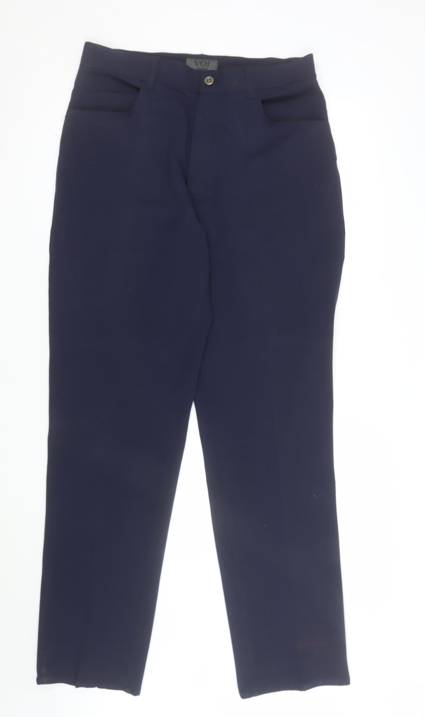 Voi Jeans Men's Blue 34L Slim Fit Chino Trousers