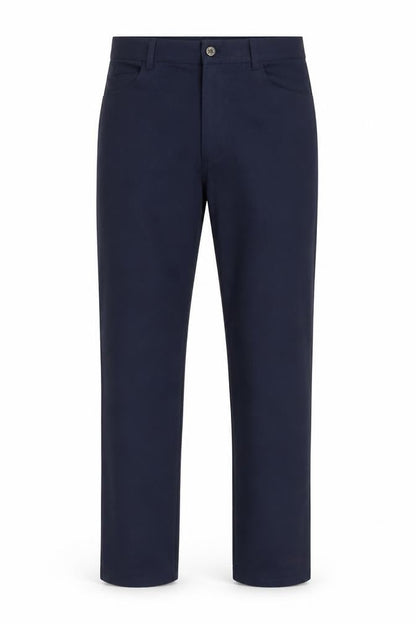 Voi Jeans Men's Blue 34L Slim Fit Chino Trousers