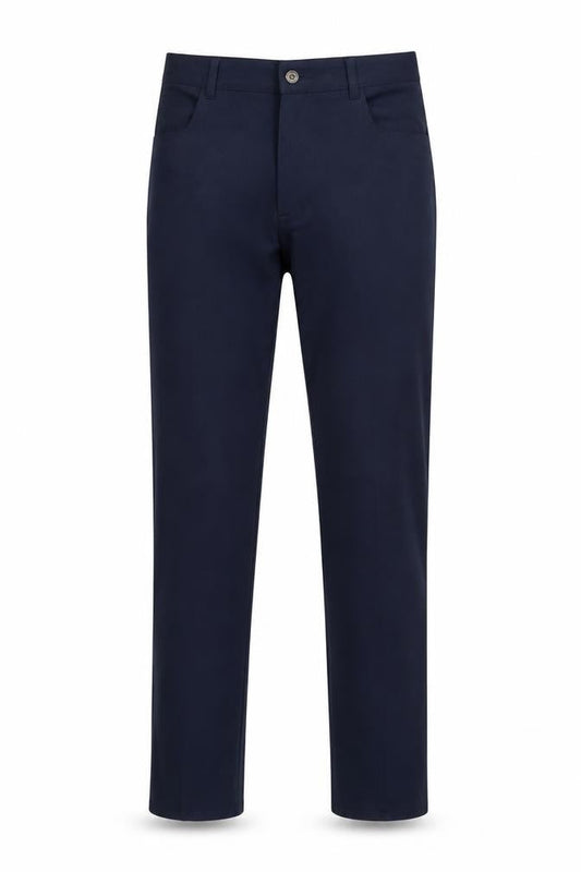 Voi Jeans Men's Blue Slim Fit Chino Trousers 34L