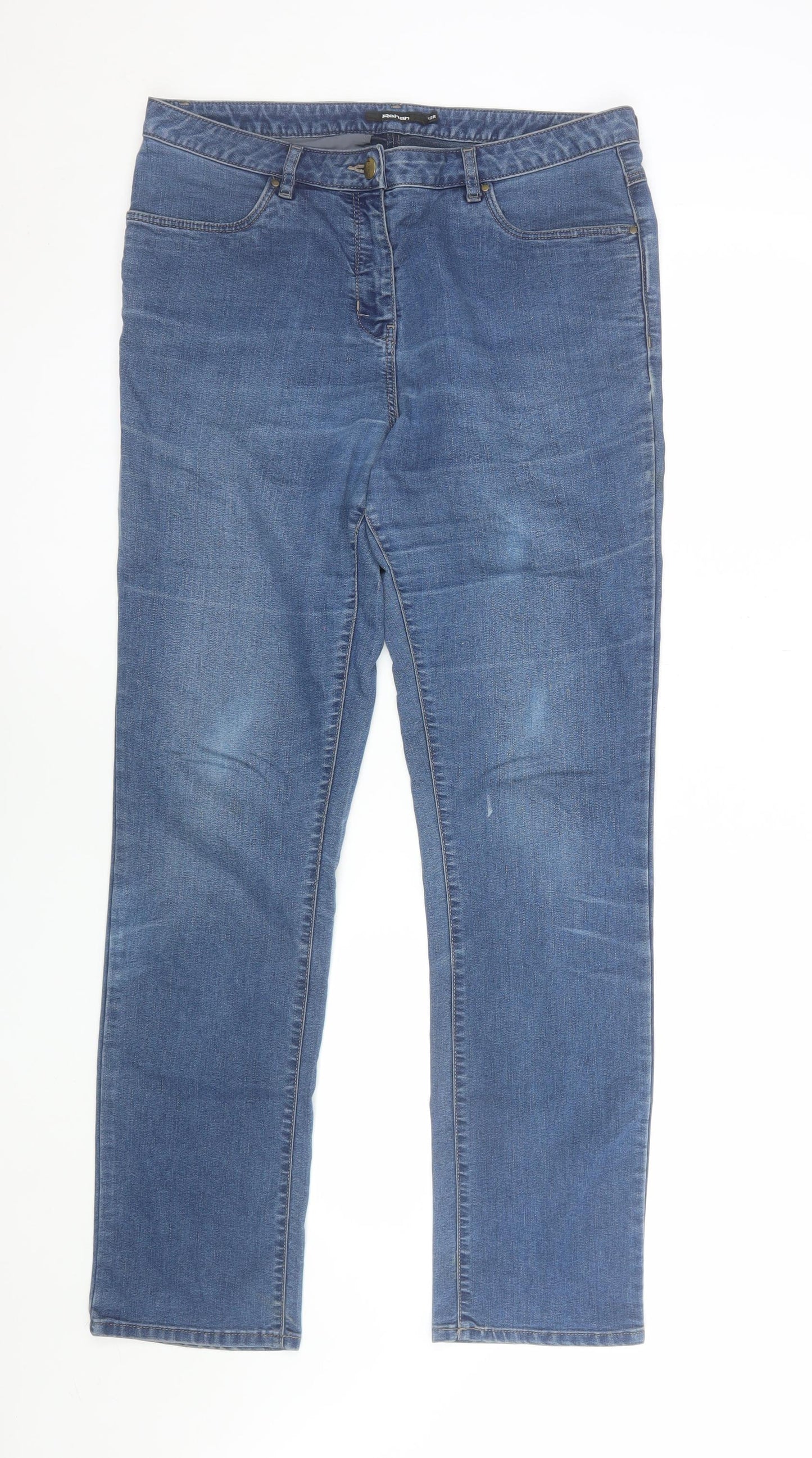 Rohan Women Blue Size 12 Regular Straight Leg Jeans