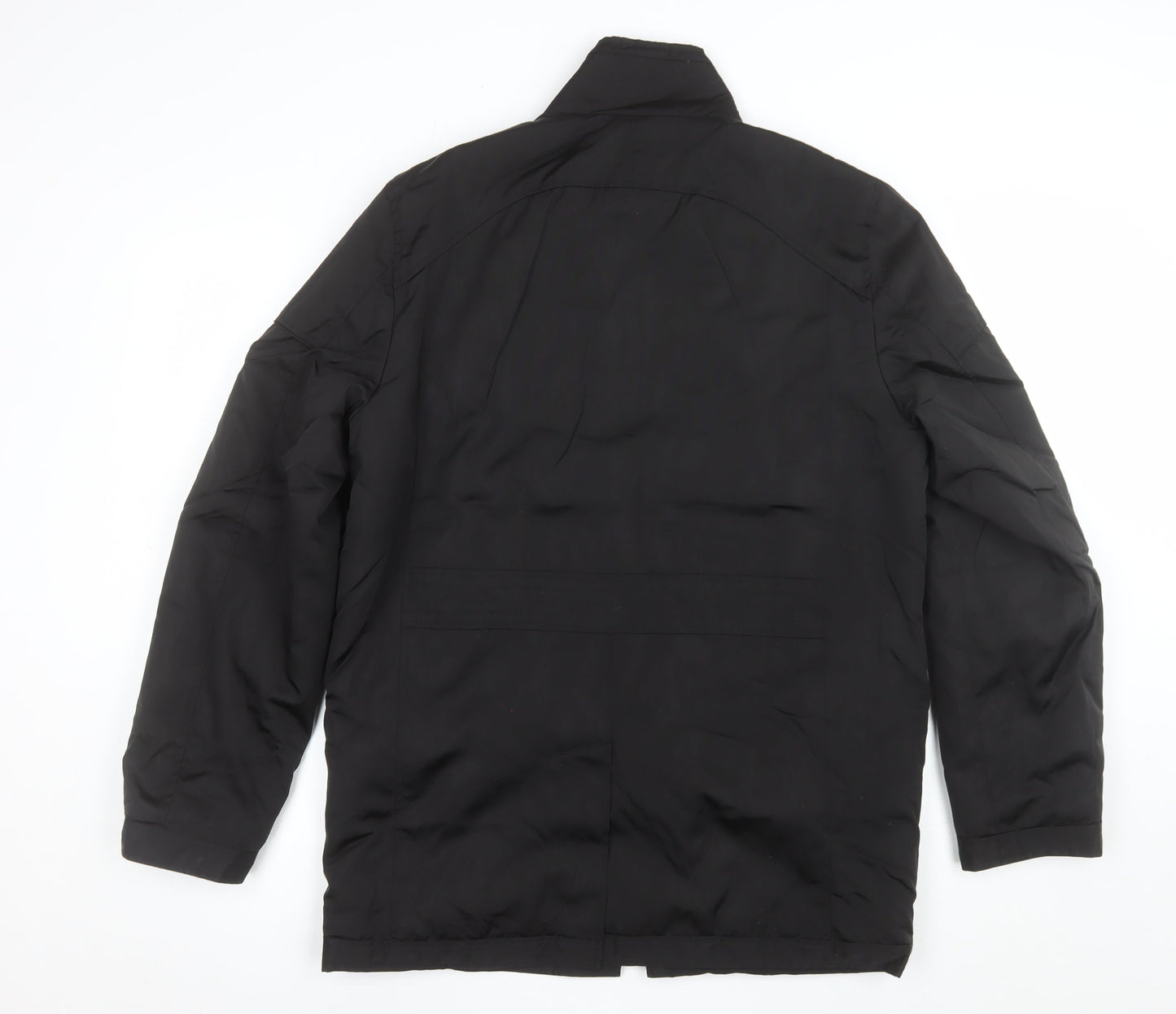 Thomas Nash Men's Black Parka Jacket Size S Water Resistant