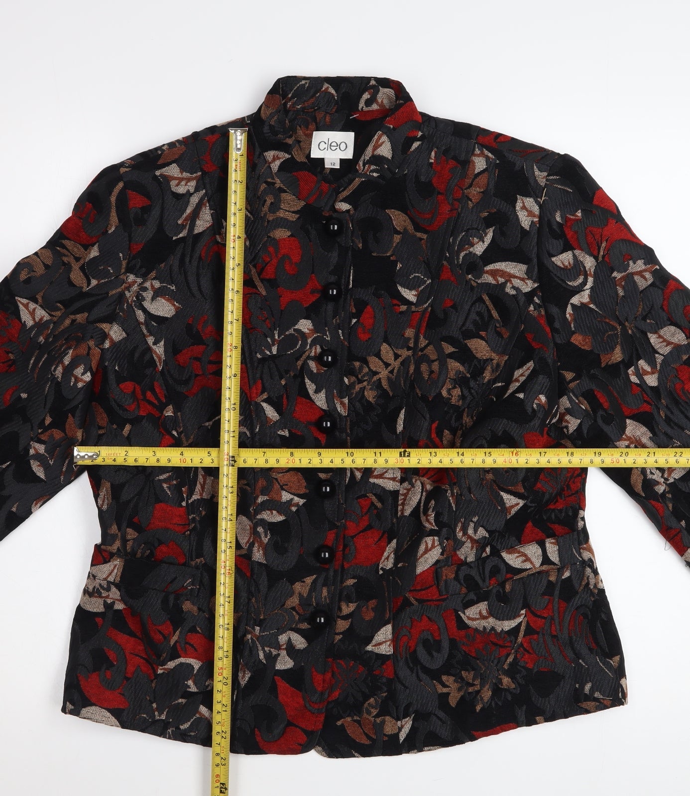 Cleo Women’s Multicoloured Floral Blazer Jacket Size 12