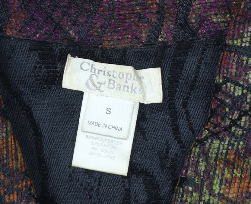 Christopher & Banks Women’s Multicoloured Zip Jacket Size S