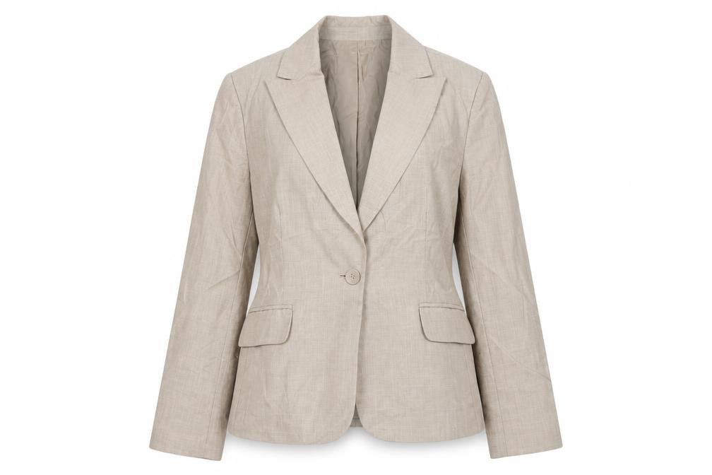 Jones New York Suit Beige Women's Size 10 Single-Breasted Blazer