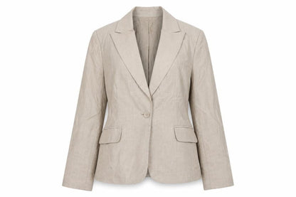 Jones New York Suit Beige Women's Size 10 Single-Breasted Blazer